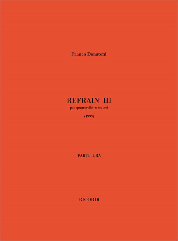 Refrain III